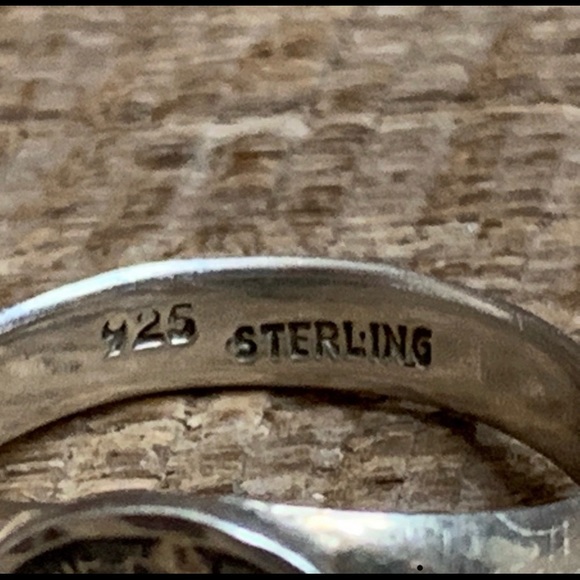 Vintage .925 Silver Mayan Face Calendar Ring 7.25 - Picture 5 of 6